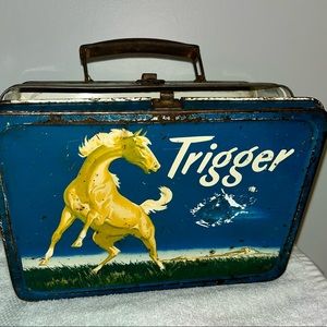 Vintage Trigger Metal Lunchbox